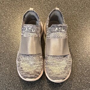 APL Gray and Black Slip-On Sneakers - women’s size 10